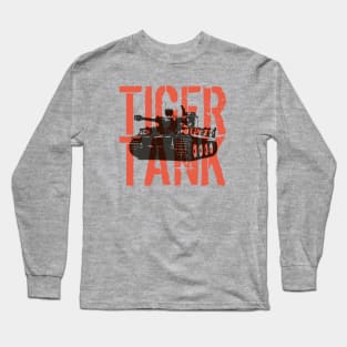 German WW2 Panzer Tiger Tank Long Sleeve T-Shirt